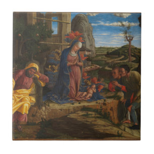Carreau L'adoration des bergers