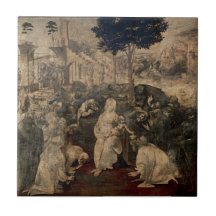 L'adoration des Magi de Léonard de Vinci