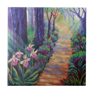 Carreau Lady Slippers on the Path