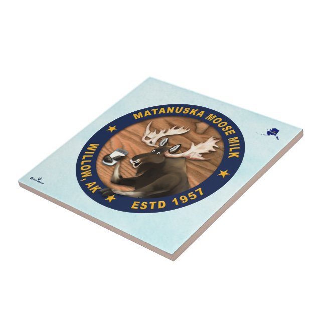 Carreau Lait d'orignal Matanuska (Côté)