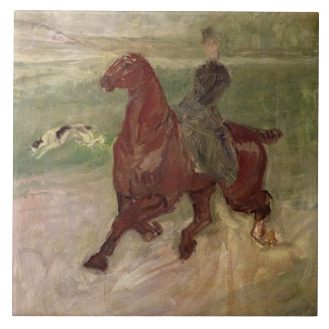 Carreau L'Amazone, 1882 (huile sur la toile) (Devant)