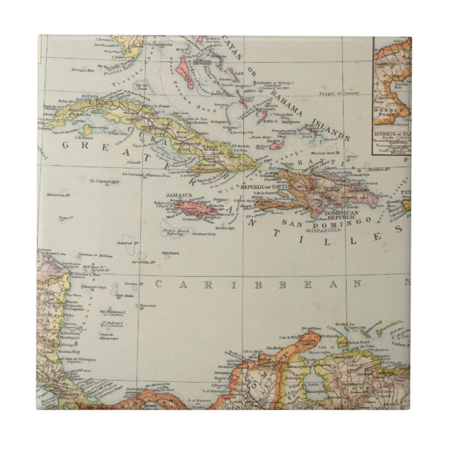 Carreau L'Amérique Centrale 2 (Devant)