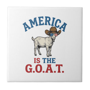 Carreau L'Amérique Est La G.O.A.T Chemise de Cow-boy Patri