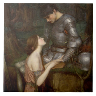 Carreau Lamia and the Soldier (par John William Waterhouse