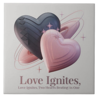 Carreau L'amour déclenche le Dessous de verre de boisson c