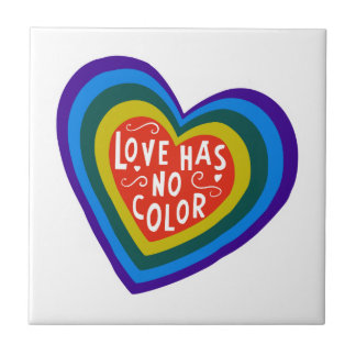Carreau L'amour n'a aucun antiracisme/discrimination de