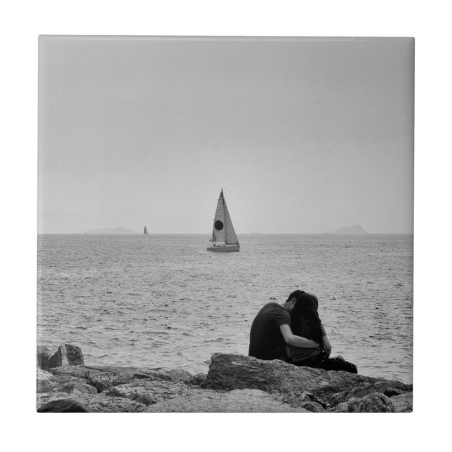 Carreau L'amour par la mer (Devant)