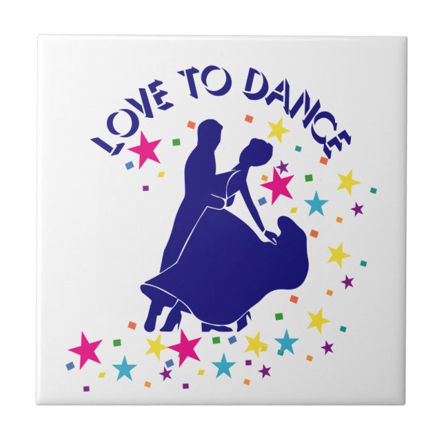 Carreau L'amour pour la danse (Devant)