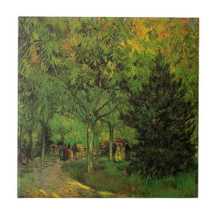 Carreau Lane in Public Garden, Arles par Vincent van Gogh