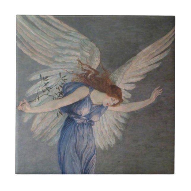 Carreau L'ange de la paix (par Walter Crane) (Devant)
