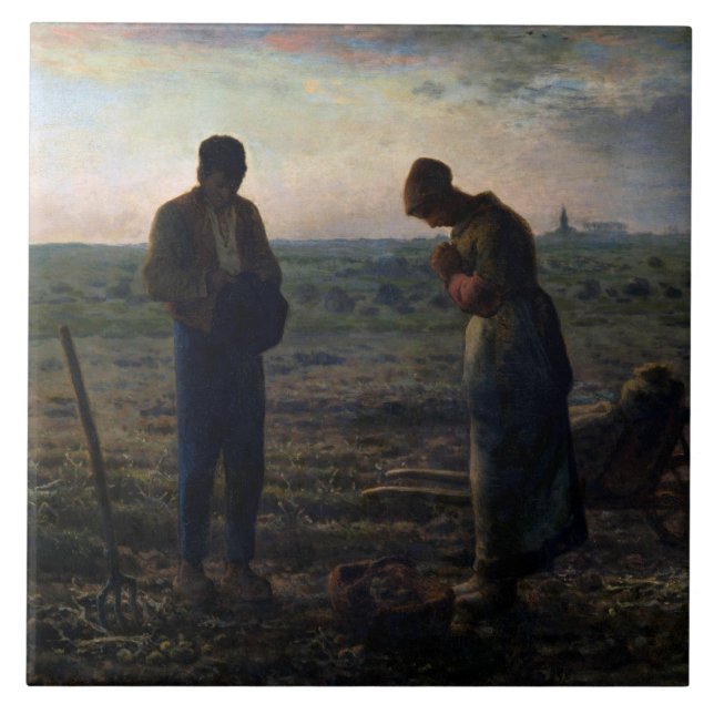Carreau L'Angelus, Jean-François Millet (Devant)
