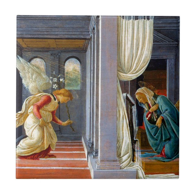 Carreau L'Annonciation de Botticelli (Devant)