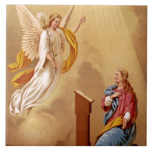 Carreau L'Annonciation de la Vierge Marie