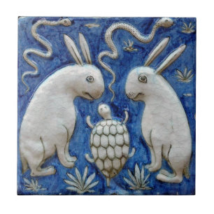 Carreau Lapin iranien, Tortoise Snake Blue