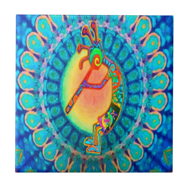 Carreau Lapin Kokopelli (Devant)