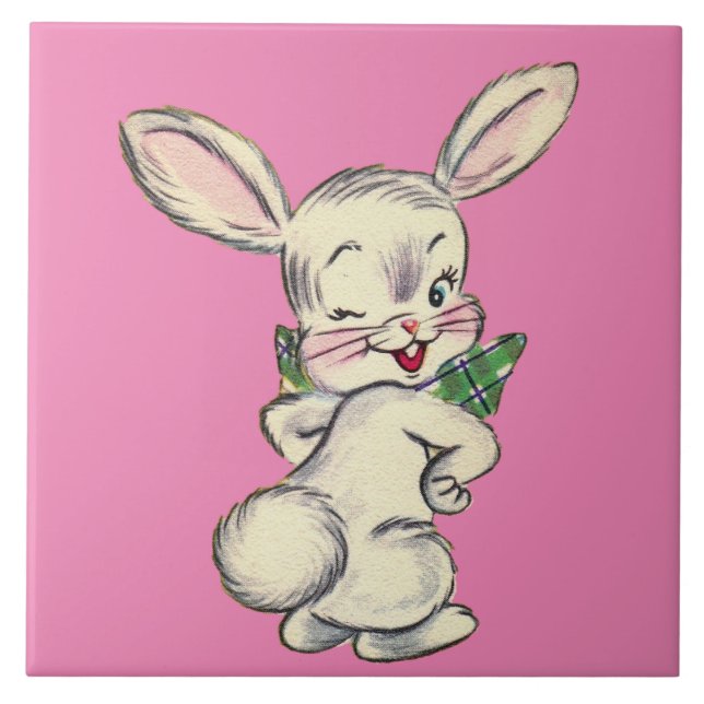 Carreau Lapin Lapin Carrelage en céramique (Devant)