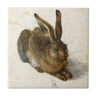 Carreau Lapin, Lièvre de Durer Nature Vintage Art de 1502