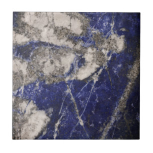 Carreau Lapis Abstrait Lazuli Granite Bleu