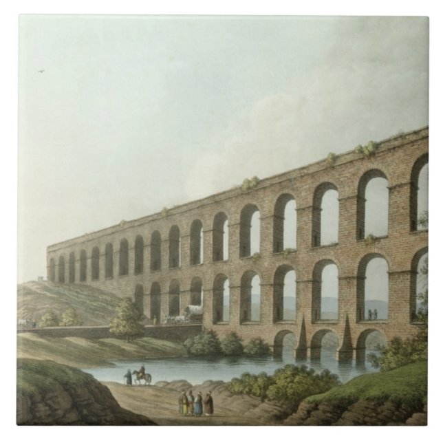 Carreau L'aqueduc près de Belgrade, Serbie, plaquent 6 de (Devant)