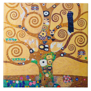Carreau L'arbre de vie (détail), Klimt