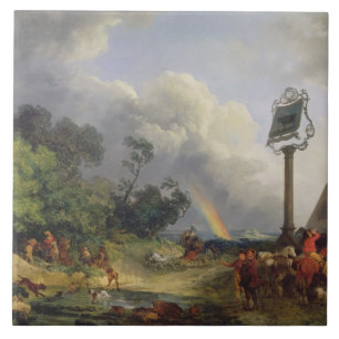 Carreau L'arc-en-ciel, 1784 (huile sur la toile)