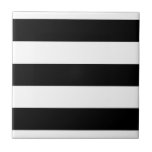 Carreau large bande noire<br><div class="desc">Design linéaire à rayures noires</div>