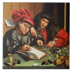 Carreau L'argent Lenders (huile sur le panneau de chêne)