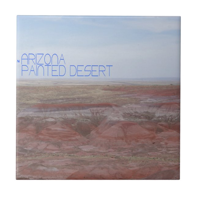 Carreau L'Arizona a peint le désert (Devant)