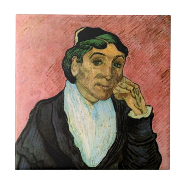 Carreau L'Arlésienne (Madame Ginoux) de Vincent van Gogh (Devant)