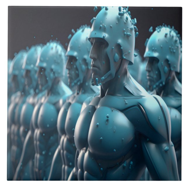 Carreau L'armée des hommes de métal (Devant)