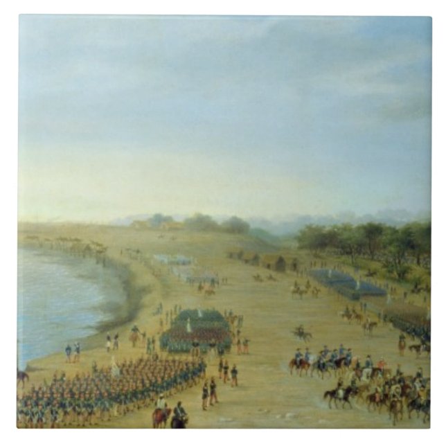 Carreau L'arrivée de l'armée alliée chez Itapiru, Paragua (Devant)
