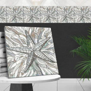 Carreau L'art de la mosaïque de Starfish - Mère de perle