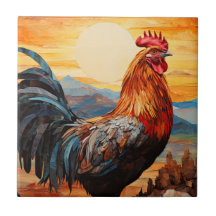 L'art du coq de poulet