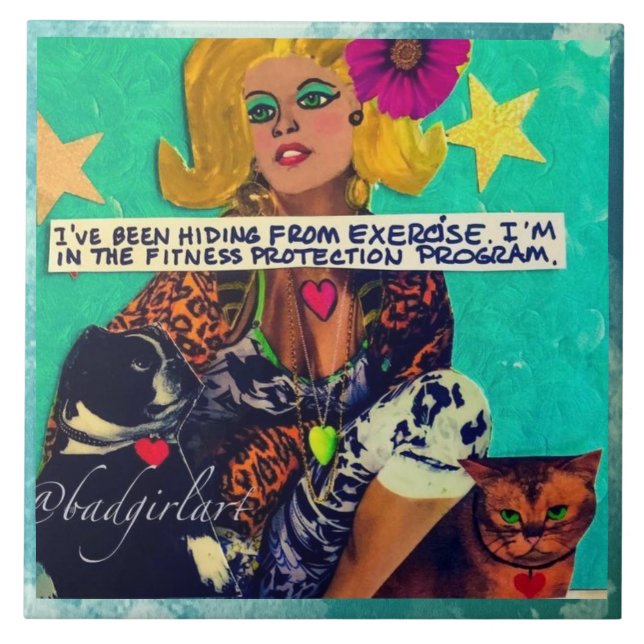 Carreau L'art en mosaïque (Devant)