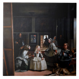 Carreau Las Meninas, les domestiques d'honneur, Diego Vela