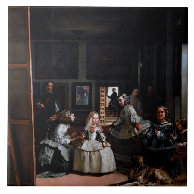 Carreau Las Meninas, les domestiques d'honneur, Diego Vela (Devant)