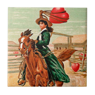 Carreau Lasso mon coeur Vintage Valentine