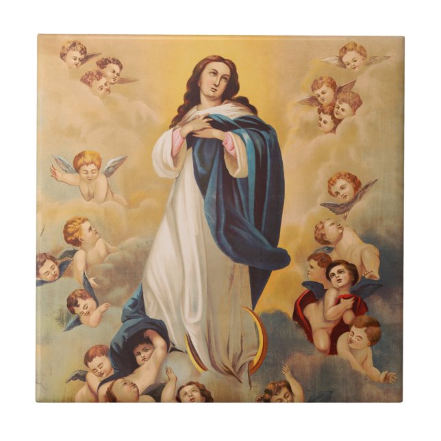 Carreau L'Assomption de la Vierge Marie (Devant)