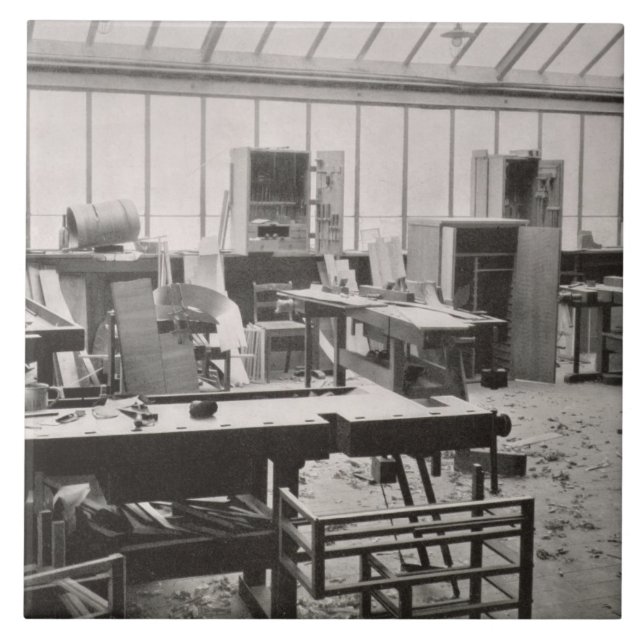 Carreau L'atelier du charpentier, des ateliers du Th (Devant)