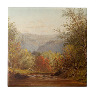 Carreau L'automne dans les Catskill - Charles W. Knapp