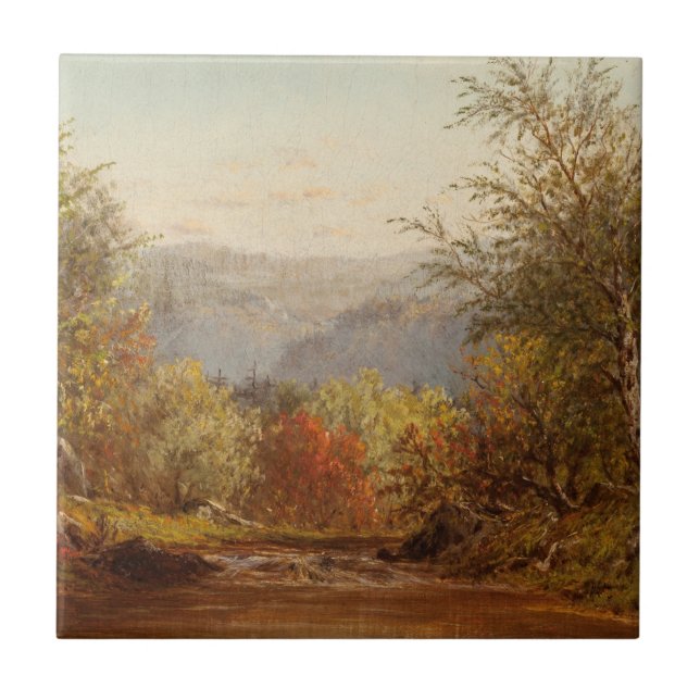 Carreau L'automne dans les Catskill - Charles W. Knapp (Devant)