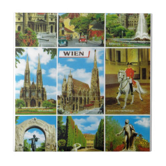 Carreau L'Autriche vintage, Wien, Vienne, Multiview