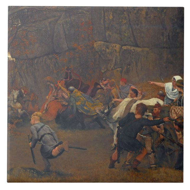 Carreau Lawrence Alma-Tadema - Gunthram Bose Et Ses (Devant)