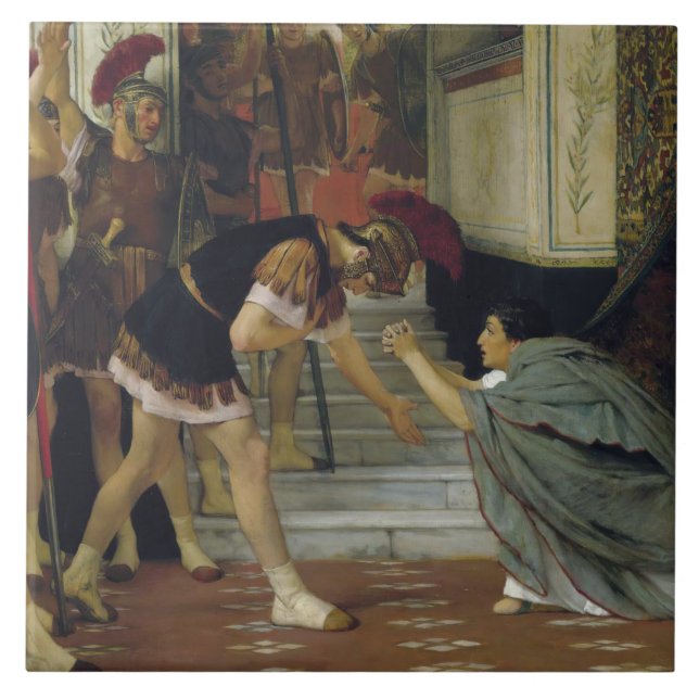 Carreau Lawrence Alma-Tadema - Proclamation de Claudius (Devant)
