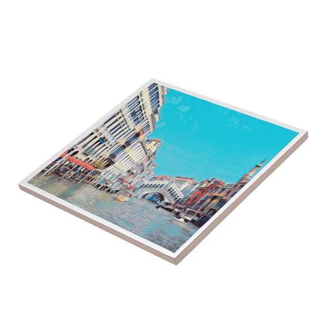 Carreau ldp VENICE - Grand Canal - Plage du Rialto - (Côté)