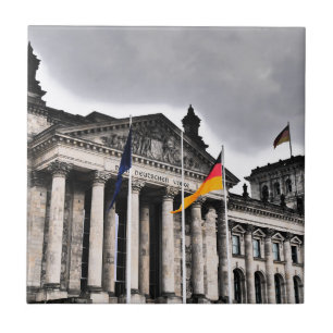 Carreau Le bâtiment de Reichstag, Berlin