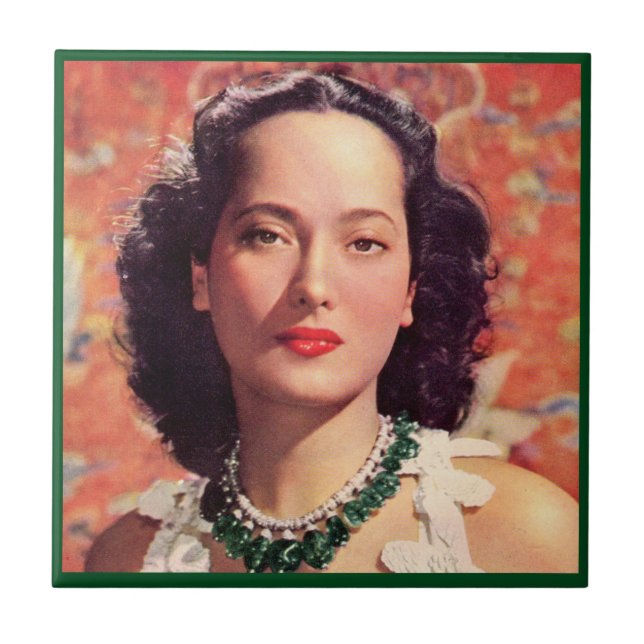 Carreau le beau Merle Oberon (Devant)