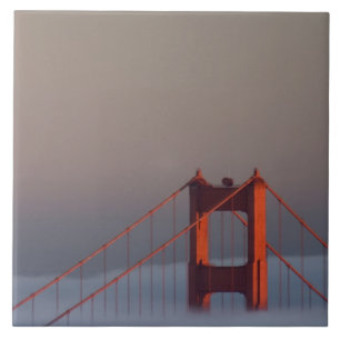 Carreau Le brouillard envahit la baie de San Francisco cou