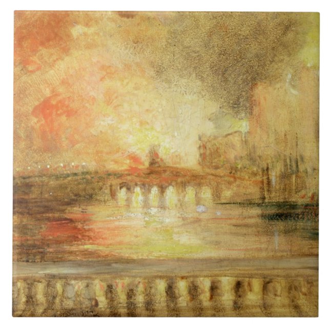 Carreau Le Burning des Chambres du Parlement, previousl (Devant)