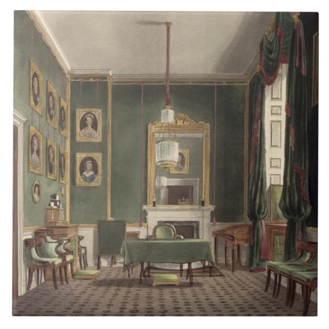 Carreau Le cabinet vert, Chambre de Buckingham, 'du Hist (Devant)